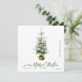 ボヘエレガントミアン・クリスマス・パイン・グリーティング シーズンカード (スタンド正面)