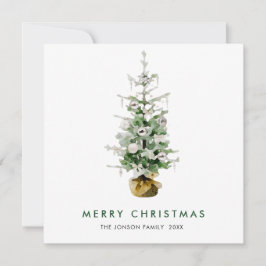 ボヘエレガントミアン・クリスマス・パイン・グリーティング シーズンカード