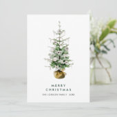 ボヘエレガントミアン・クリスマス・パイン・グリーティング シーズンカード (スタンド正面)