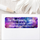 ボヘカラフルミアンインク(ばちゃばちゃ)跳ねる&ファミリ名 ラベル (インサイチュ)