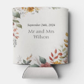 ボヘカラフルミアンフローラ結婚ズ 缶クーラー (裏面)