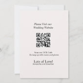 ボヘカラフルミアン日付カードを保存 招待状 (裏面)