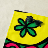 ボヘサイケデリックミアンヒッピーカラフルビーチタオル ビーチタオル (インサイチュ)