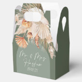 ボヘニアンボホさびセージ緑結婚のハスキー フェイバーボックス (オープン)