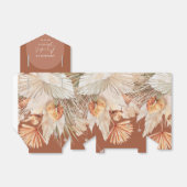 ボヘニアンボホラストテラコッタブライダルシャワー フェイバーボックス (折り畳みなし)