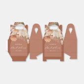 ボヘニアンボホラストテラコッタメイド・オブ・オーナー(花嫁付き添い人) フェイバーボックス (折り畳みなし)