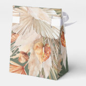 ボヘニアンボホーセージ緑ブライダルシャワー フェイバーボックス (裏面サイド)