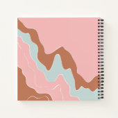 ボヘパーソナライズされたミアモダンカスタムの贈り物 ノートブック (裏面)