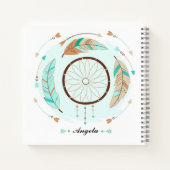 ボヘパーソナライズされたミアンレシピノート ノートブック (裏面)