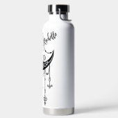 ボヘパーソナライズされたミアン・クレスト・ムーン ウォーターボトル (左面)