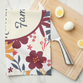 ボヘパーソナライズされたミナキッチンタオル キッチンタオル (四つ折り)