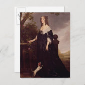 ボヘミアのエリザベス女王の肖像 ポストカード (正面/裏面)