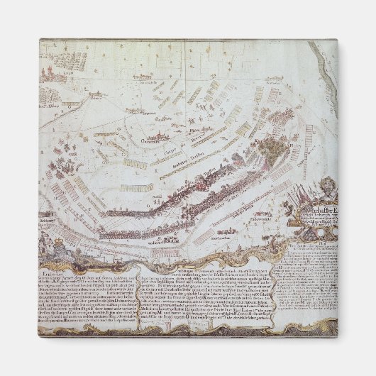 ボヘミアのコリンの戦い、1757年威厳がある18日 マグネット (正面)