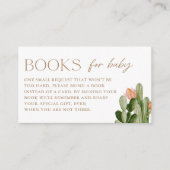 ボヘミアのサボテンの本ベビーの挿入 エンクロージャーカード (正面)