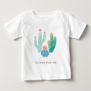 ボヘミアのサボテン 私は決して捨てません ベビーTシャツ