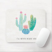 ボヘミアのサボテン|私は決して捨てません マウスパッド (マウス)