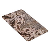 ボヘミアのシックな西カントリーウッドフローラレース マグネット (右側)