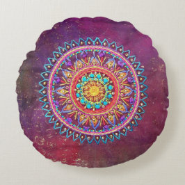ボヘミアのスタイルの枕 ラウンドクッション