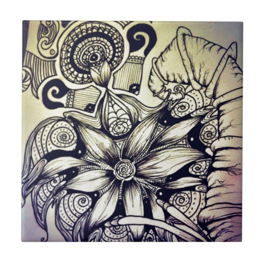 ボヘミアのスタイル タイル (正面)