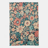 ボヘミアのフラワーキッチンタオル キッチンタオル (縦)