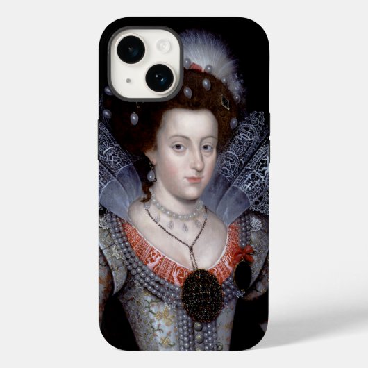 ボヘミアの冬の女王エリザベス Case-Mate iPhoneケース (裏面)