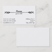 ボヘミアの名刺 名刺 (正面/裏面)