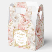 ボヘミアの埃っぽいピンクの水カラー結婚式の引き出物ボックス フェイバーボックス (オープン)