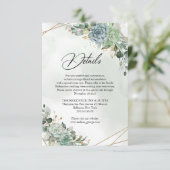 ボヘミアの多肉種ユーカリ詳細 エンクロージャーカード (スタンド正面)