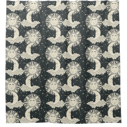 「ボヘミアの夢の煤 シャワーカーテン (正面)