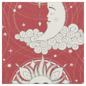 ボヘミアの夢の赤 ファブリック (クローズアップ)