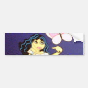ボヘミアの女の子 バンパーステッカー