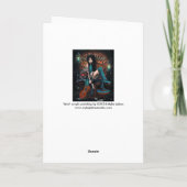 ボヘミアの妖精の歌の作家の孔雀の椅子の詠唱 カード (裏面)