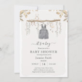 ボヘミアの子供服の保育園の赤ちゃんシャワーだ 招待状 (正面)