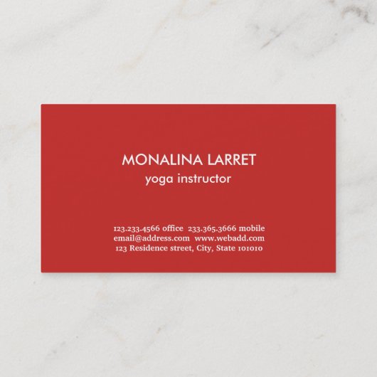 ボヘミアの手描きの曼荼羅の白黒 名刺 (裏面)