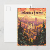 ボヘミアの森 ポストカード (正面/裏面)
