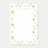 ボヘミアの水色のサンジンが黄色 ポストイット (正面)