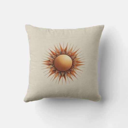 ボヘミアの混合ティール（緑がかった色）、マゼンタ、紫の花 クッション (裏面)