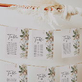 ボヘミアの熱帯エレガントな結婚式のシーティングプランa-z