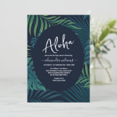 ボヘミアの熱帯フローラの赤ちゃんシャワー 招待状 (スタンド正面)