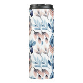 ボヘミアの花と羽 タンブラー (裏面)