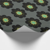 ボヘミアの花のラッピング紙 ラッピングペーパー (角)