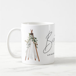 ボヘミアの花嫁がティーペ植物にコンテンポラリーなる コーヒーマグカップ