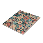 ボヘミアの花 タイル (側面)