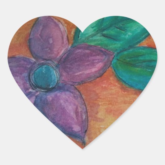 ボヘミアの花 ハートシール (正面)