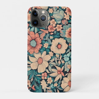 ボヘミアの花 iPhone 11 PROケース