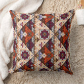 ボヘミアの部族ヴィンテージ型枕 クッション (ブランケット)