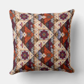 ボヘミアの部族ヴィンテージ型枕 クッション (裏面)