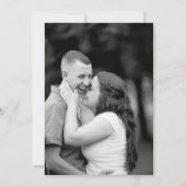 ボヘミアの野草ピル結婚フレームの写真 セーブザデート (裏面)