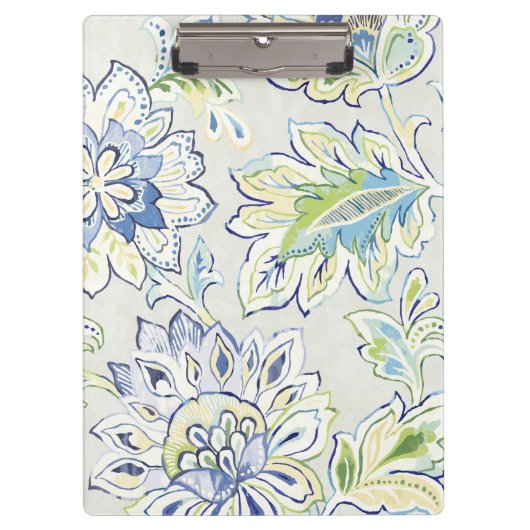 ボヘミアの青い花 クリップボード (正面)