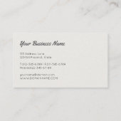 ボヘミアのBohoのカラフルな水彩画の羽 名刺 (裏面)